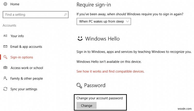 Microsoft 계정이 로컬 계정으로 변경되지 않는 오류 0x80070003 해결 방법