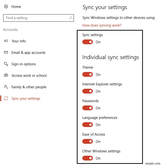 Microsoft 계정이 로컬 계정으로 변경되지 않는 오류 0x80070003 해결 방법