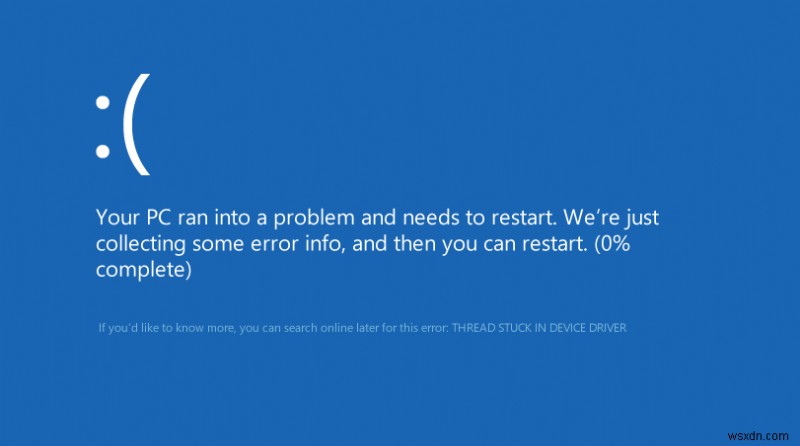 Windows 10 장치 드라이버에 스레드 멈춤(0x000000EA) 오류 해결 방법 총정리