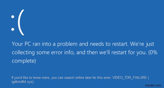 igdkmd64.sys 블루스크린 오류(BSOD) 완벽 해결 가이드