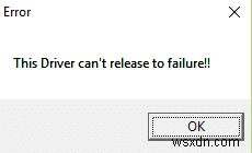 [해결 완료] Windows 10  드라이버를 실패로 해제할 수 없음  오류 수정 방법