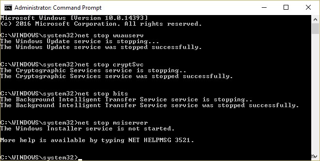 Windows 업데이트 데이터베이스 손상 오류 해결 방법 총정리