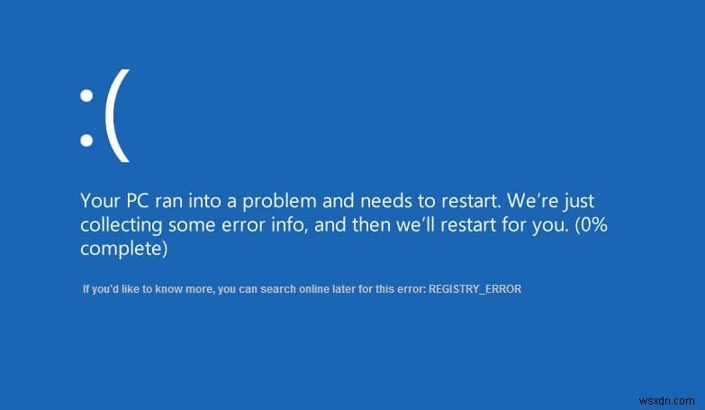 REGISTRY_ERROR 블루스크린 오류(0x00000051) 완벽 해결 가이드