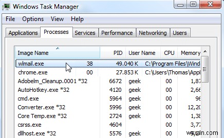 Windows Live 메일이 실행되지 않는 문제 해결 방법 5가지