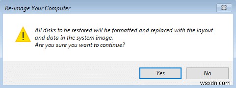 Windows 10에서 시스템 이미지 백업을 만들고 복원하는 방법