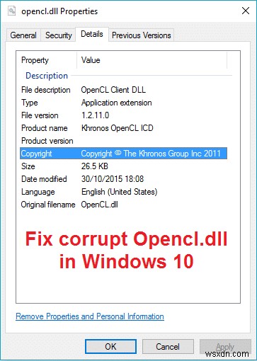 Windows 10에서 손상된 Opencl.dll 파일 수정하는 방법 완벽 가이드