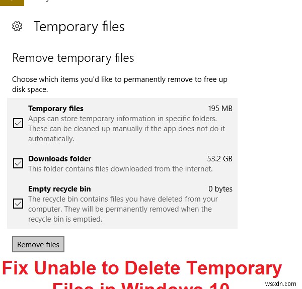 Windows 10에서 임시 파일이 삭제되지 않을 때 해결하는 6가지 방법