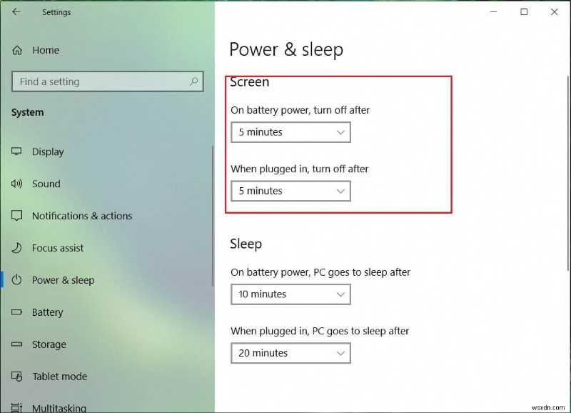 Windows 10 잠금 화면 시간 초과 설정 변경 방법