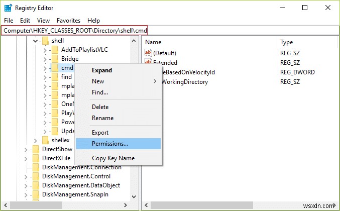 Windows 10 우클릭 메뉴에서 PowerShell을 명령 프롬프트로 교체하는 방법