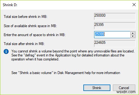 Windows 10에서 시스템 드라이브(C:) 파티션을 확장하는 방법