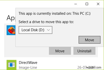 Windows 10 앱을 다른 드라이브로 이동하는 방법 (설치 위치 변경까지 한 번에)