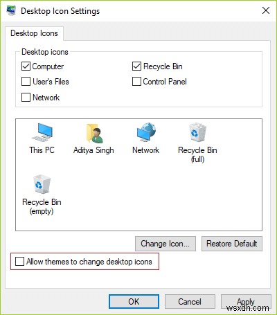 Windows 10 크리에이터스 업데이트 후 바탕화면 아이콘 자동 재정렬 문제 해결 방법