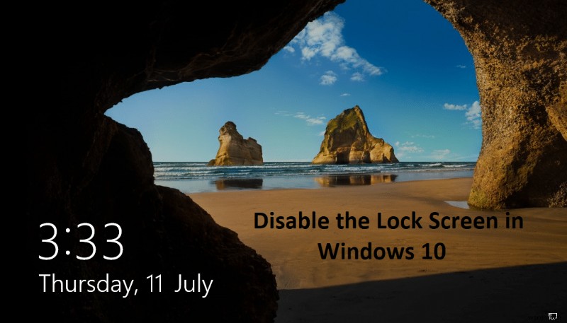 Windows 10 잠금 화면 비활성화하는 4가지 방법 [완벽 가이드]