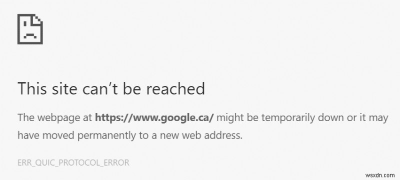 Chrome ERR_QUIC_PROTOCOL_ERROR 오류 해결 방법 총정리