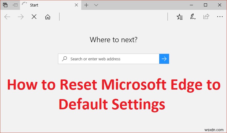[가이드] Windows 10에서 Microsoft Edge를 기본 설정으로 초기화하는 방법
