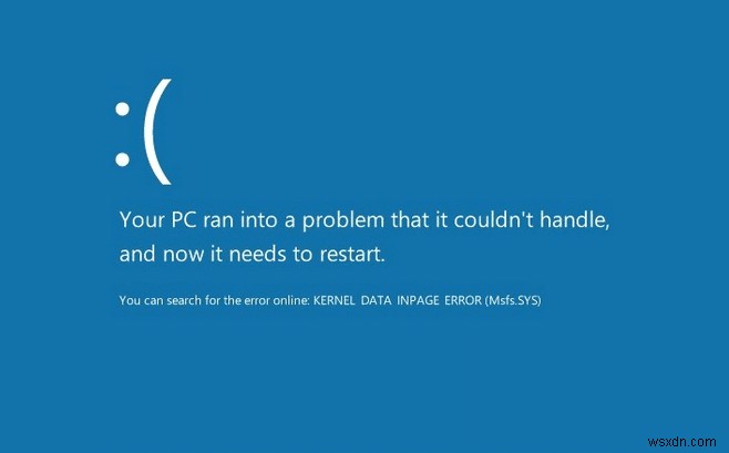 KERNEL_DATA_INPAGE_ERROR 블루스크린 오류(0x0000007A) 해결 방법 총정리