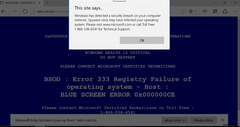 마이크로소프트 엣지(Microsoft Edge) 가짜 바이러스 경고 제거하는 4가지 방법