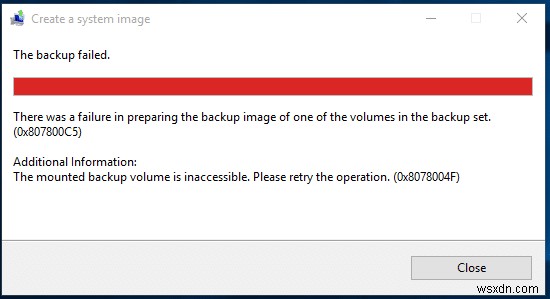 Windows 백업 오류 0x807800C5 완벽 해결 방법 5가지