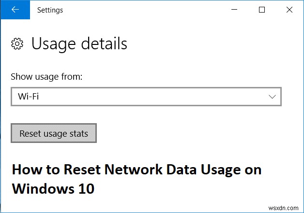 Windows 10 네트워크 데이터 사용량 초기화 방법 총정리 (5가지 방법)