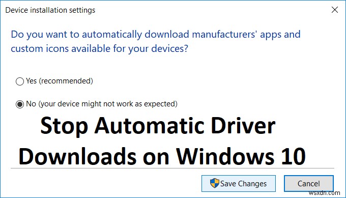 Windows 10에서 자동 드라이버 다운로드 중지하는 방법 총정리