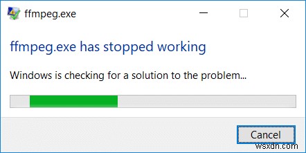 ffmpeg.exe  작동이 중지되었습니다  오류 해결 방법 총정리