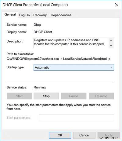 Windows 10 WiFi DHCP가 활성화되지 않았습니다 오류 해결 방법 총정리
