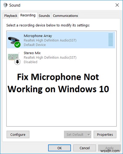 Windows 10에서 마이크가 작동하지 않을 때 해결하는 8가지 방법