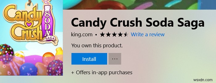 Windows 10에서 Candy Crush Soda Saga 완전히 제거하는 방법