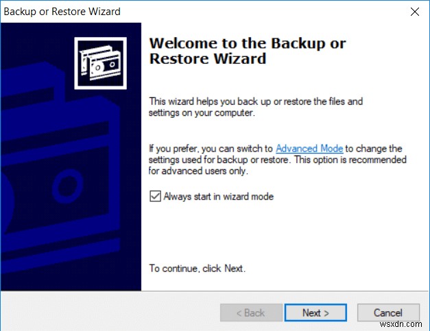 Windows 10에서 NTBackup BKF 백업 파일 복원하는 완벽 가이드