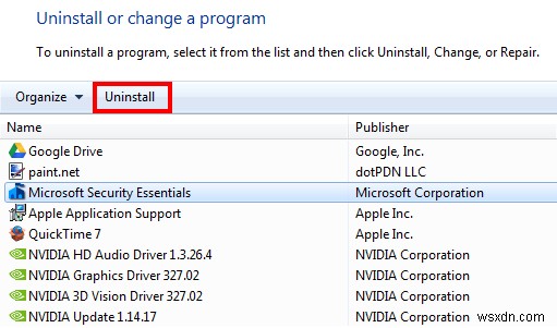 Windows 10에서 Microsoft Security Essentials 완전히 제거하는 7가지 방법