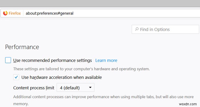 파이어폭스(Firefox) 검은 화면 문제 해결 방법 5가지