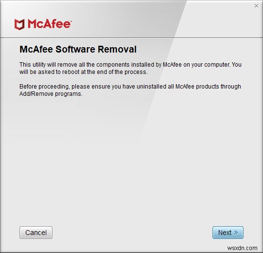 Windows 10에서 McAfee(맥어피) 완전히 제거하는 방법