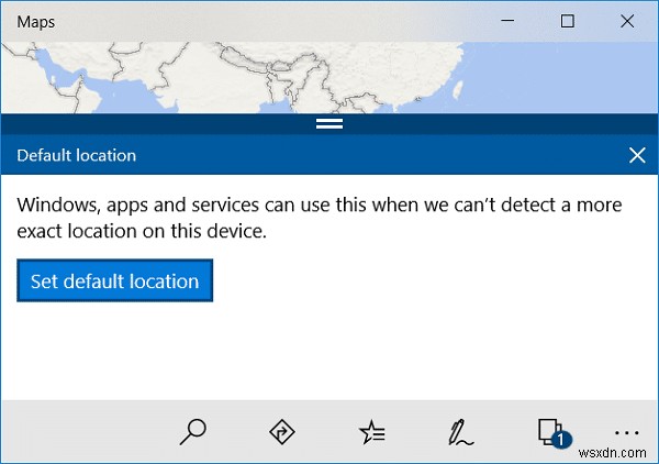 Windows 10에서 PC 기본 위치 설정 및 변경하는 방법