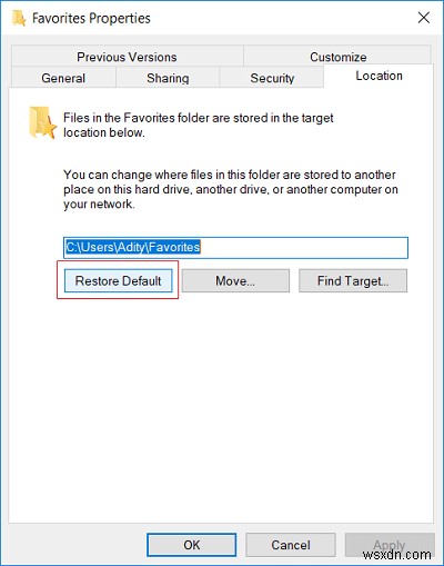 Windows 10 인터넷 익스플로러에서 즐겨찾기가 사라질 때 해결 방법