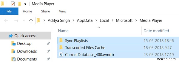 Windows Media Player 미디어 라이브러리 손상 오류 해결 방법