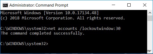 Windows 10에서 로그인 시도 실패 횟수 제한하는 방법