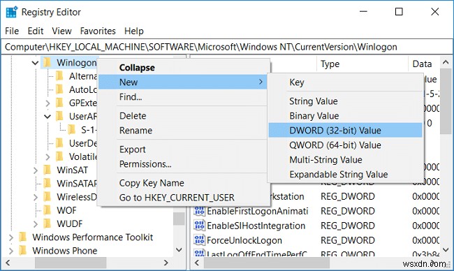 Windows 10에서 사용자 첫 로그인 애니메이션 활성화 또는 비활성화하는 방법