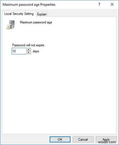 Windows 10 암호 만료 기능 활성화·비활성화 방법 (명령 프롬프트 & 그룹 정책 편집기)