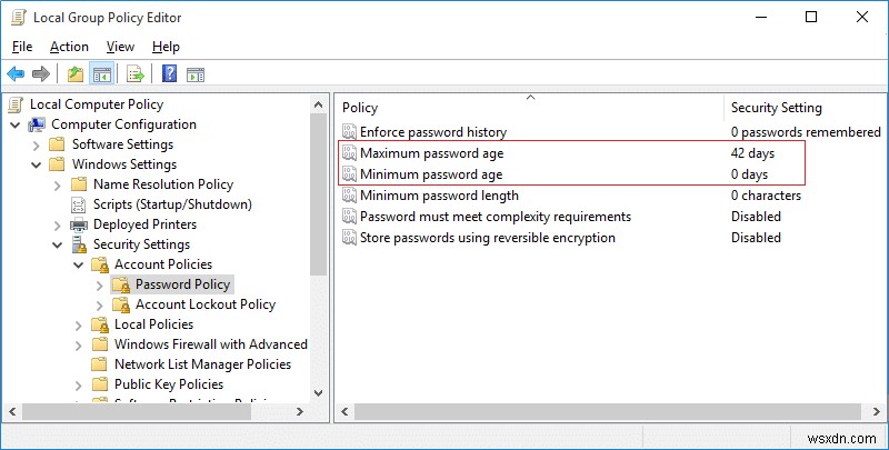 Windows 10 암호 만료 기능 활성화·비활성화 방법 (명령 프롬프트 & 그룹 정책 편집기)