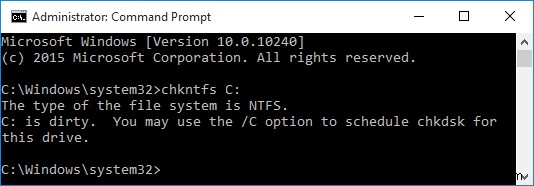 Windows 10에서 예약된 Chkdsk(디스크 검사) 취소하는 방법