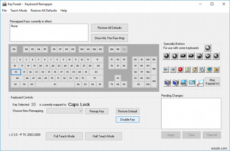 Windows 10에서 Caps Lock 키 활성화 및 비활성화하는 방법