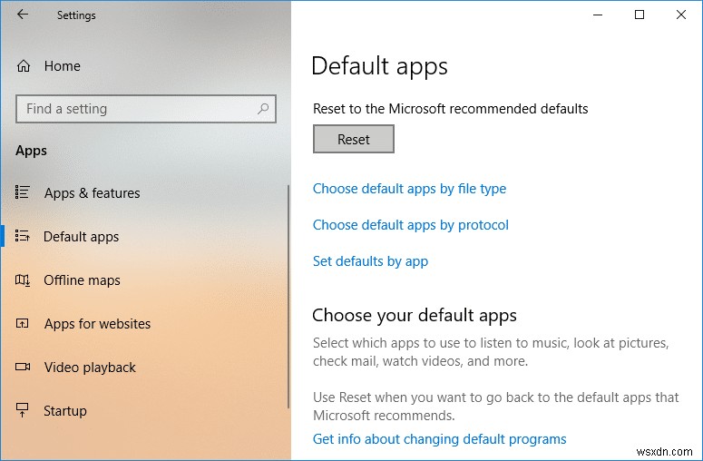 Windows 10에서 기본 프로그램(기본 앱)을 변경하는 6가지 방법
