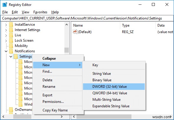 Windows 10 잠금 화면에서 앱 알림 켜기 또는 끄기