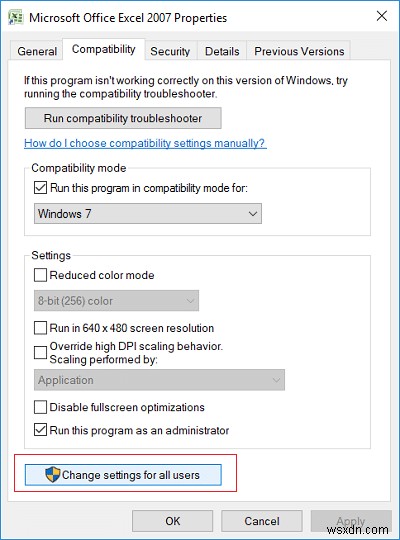 Windows 10에서 앱 호환성 모드 변경하는 방법 총정리