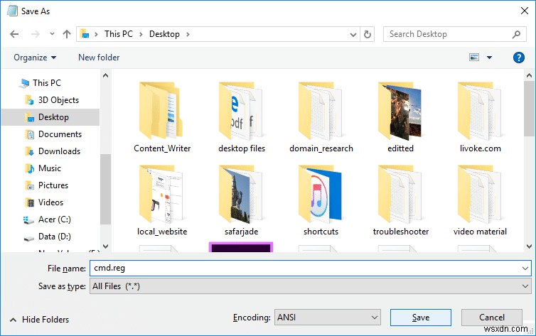 Windows 10 우클릭 메뉴에  관리자 권한으로 명령 프롬프트 열기  추가하는 방법