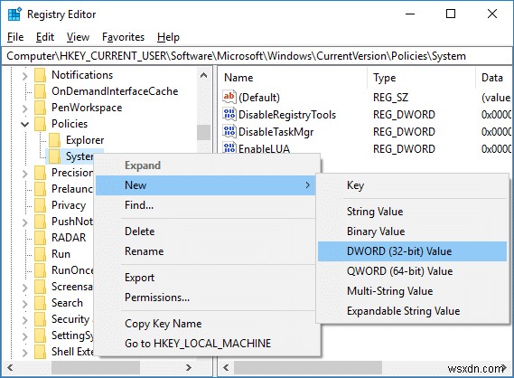 Windows 10에서 색상 및 모양 변경을 차단하는 방법 (그룹 정책 · 레지스트리)