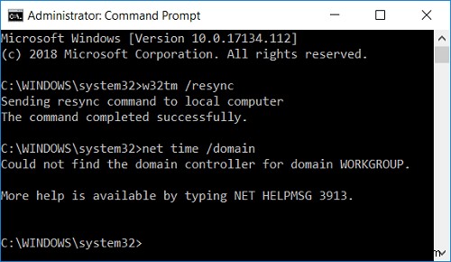 Windows 10 시계를 인터넷 시간 서버와 동기화하는 방법