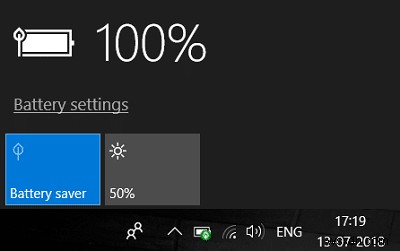 Windows 10에서 배터리 절약 모드 켜고 끄는 방법 총정리