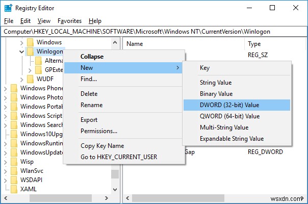 Windows 10에서 보안 로그인(Ctrl+Alt+Delete) 활성화 및 비활성화하는 방법