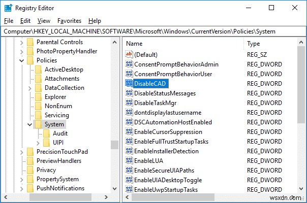 Windows 10에서 보안 로그인(Ctrl+Alt+Delete) 활성화 및 비활성화하는 방법